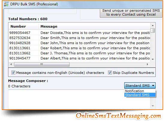 Contact for Online Text Messaging 8.2.1.0 full