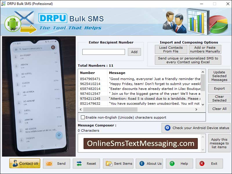 Buy Online Bulk SMS screenshot