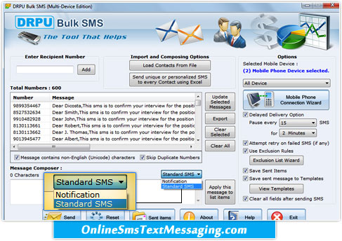 Text Messaging Software for Multi Phones Text Messaging Software for Multi Phones