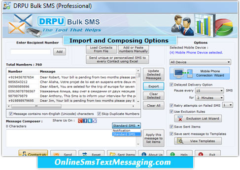Text Messaging Software - Professional Text Messaging Software - Professional