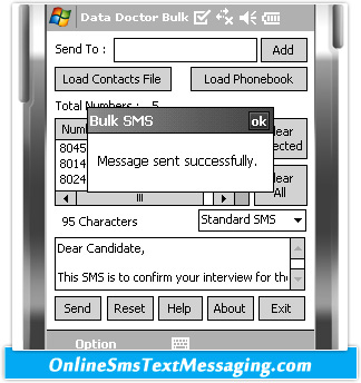 Pocket PC to Mobile Bulk SMS Software